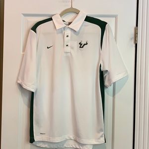 USF Bulls polo. NWT! Size small. Nike dri fit